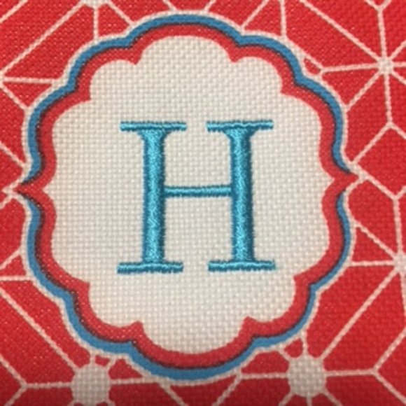 Monogram "H" Wristlet/Cosmetic Bag New with Tag - Picture 4 of 6